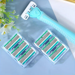 18-Blade Manual Women Body Bikini Hair Removal Safety Razor