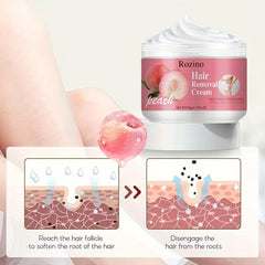 Honey Peach Hair Removal Cream Gentle Painless Long Lasting 50g