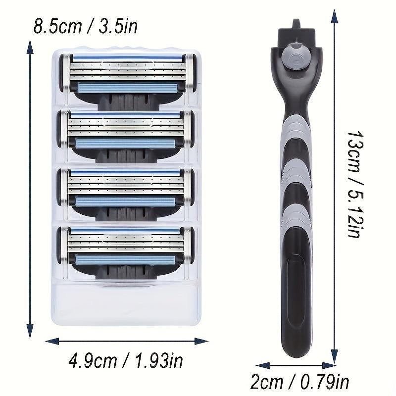 3-Layer Manual Safety Razor - Classic Shaving Set