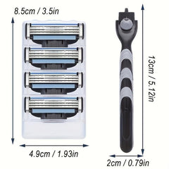 3-Layer Manual Safety Razor - Classic Shaving Set