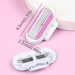 8 Pcs Women Bikini Hair Removal Shaving Safety Razor Replacement Blades