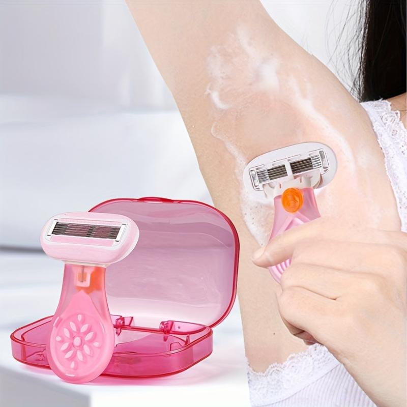 5-Blade Women's Razor & Case for Smooth Shaving