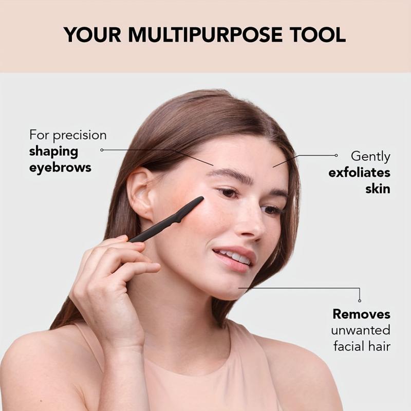 12pcs Eyebrow Razor For Women Multipurpose Exfoliating Dermaplaning Tools
