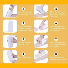 150g Pro Depilatory Wax Roller Home Hair Removal Body Hair Removal Wax Roller