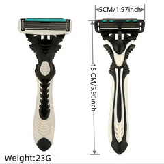 Retro 6 Layer Safety Razor Precision Shaving Men Women