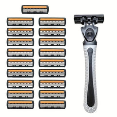 3 Layer Manual Razors Classic Razor with Replacement Blades