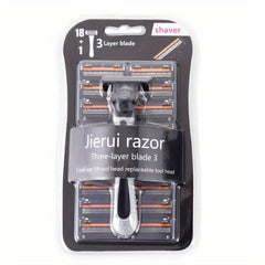 3 Layer Manual Razors Classic Razor with Replacement Blades