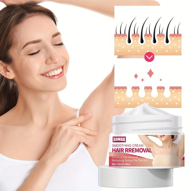Hair Removal Cream for Women and Men - Skin-Friendly Painless Hair Remover Cream