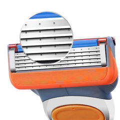 Classic 5-Layer Razor Set with 1 Handle and 4 Refills