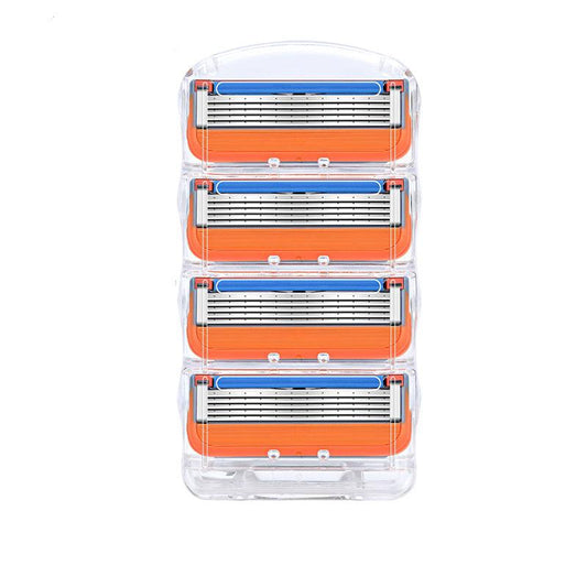 Classic 5-Layer Razor Set with 1 Handle and 4 Refills