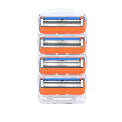 Classic 5-Layer Razor Set with 1 Handle and 4 Refills