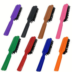 Plastic Handle Nylon Bristle Comb for All Hair Types