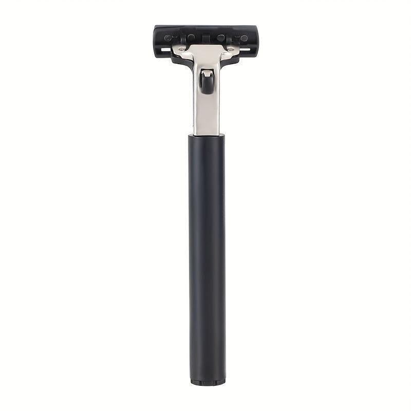 3-Layer Manual Safety Razor for Classic Shaving Set with Stainless Steel Blades