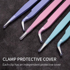 Pointed Tweezers for Eyelash Extension Nail Sticker Rhinestones Gems