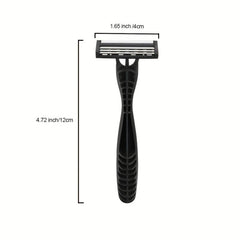 3-Layer Classic Razor Shaving Blades Skin Guard Retro Wet Shaving