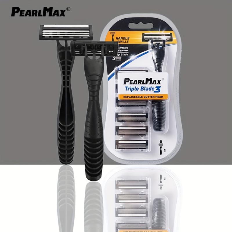 3-Layer Classic Razor Shaving Blades Skin Guard Retro Wet Shaving