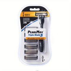 3-Layer Classic Razor Shaving Blades Skin Guard Retro Wet Shaving