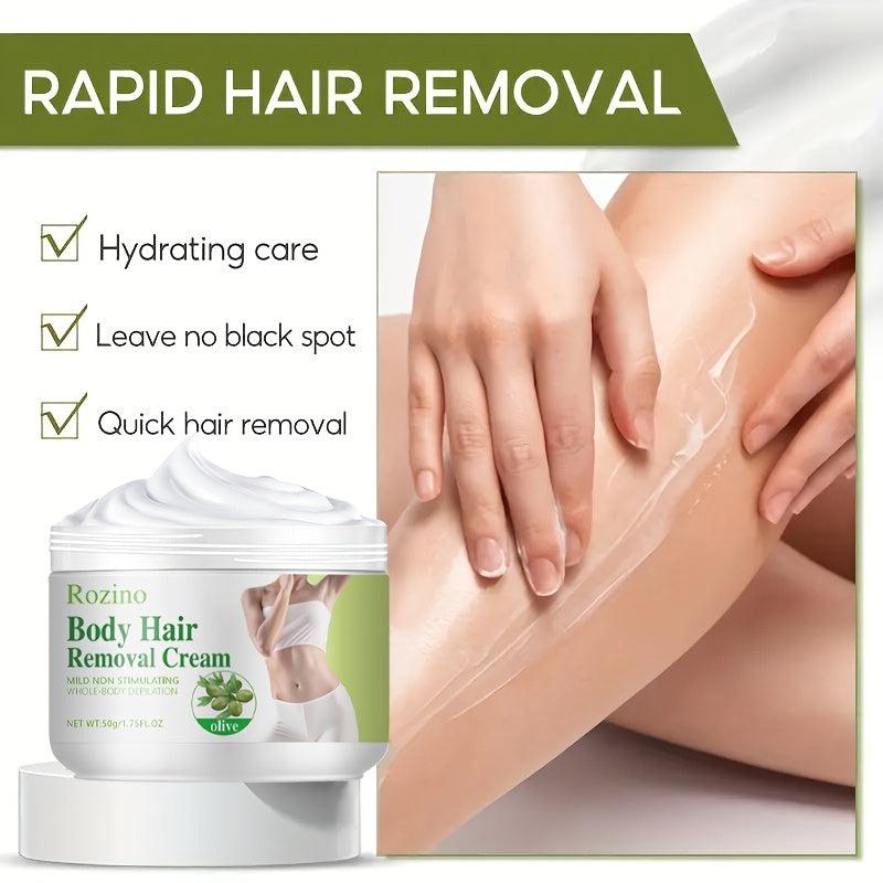 Olive Hair Removal Cream Gentle Non Irritating Painless Long lasting 50ml