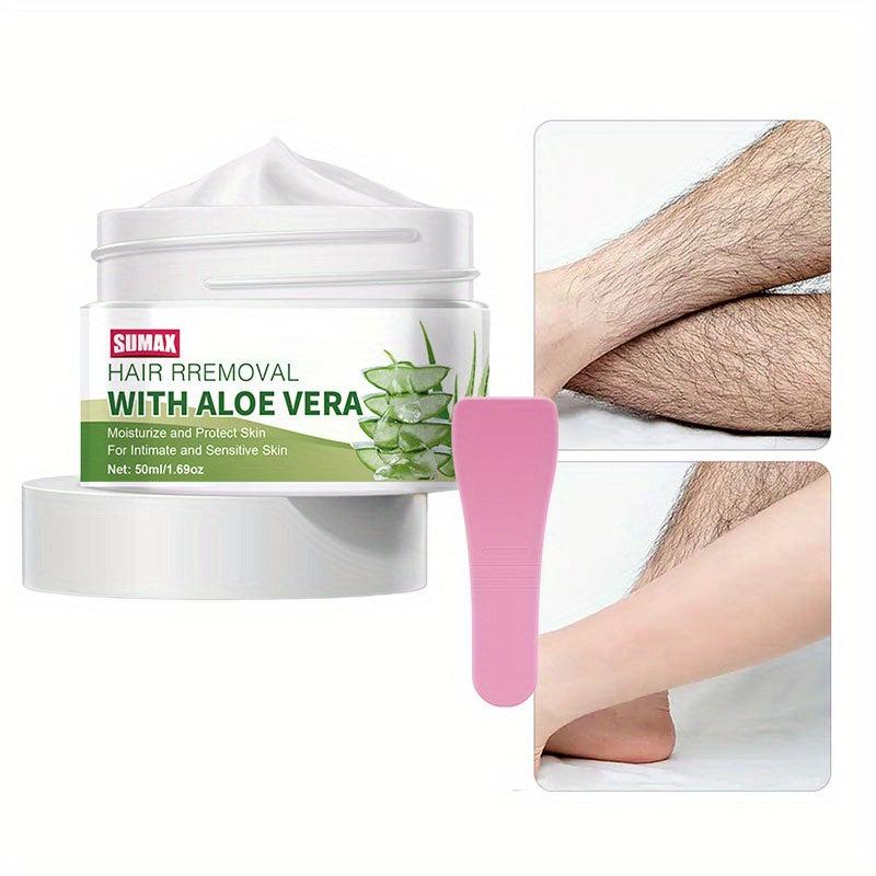 Natural Hair Removal Cream Set for Body Face Armpits and Legs
