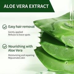 Natural Hair Removal Cream Set for Body Face Armpits and Legs