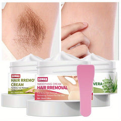 Natural Hair Removal Cream Set for Body Face Armpits and Legs