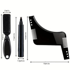 Beard Filling Pen Kit Waterproof Long Lasting Coverage