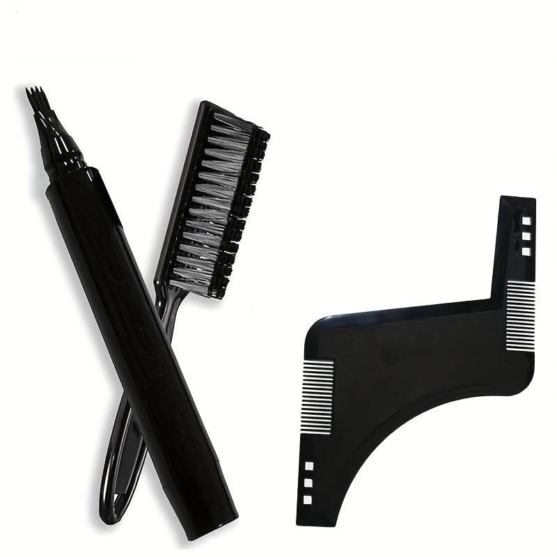 Beard Filling Pen Kit Waterproof Long Lasting Coverage