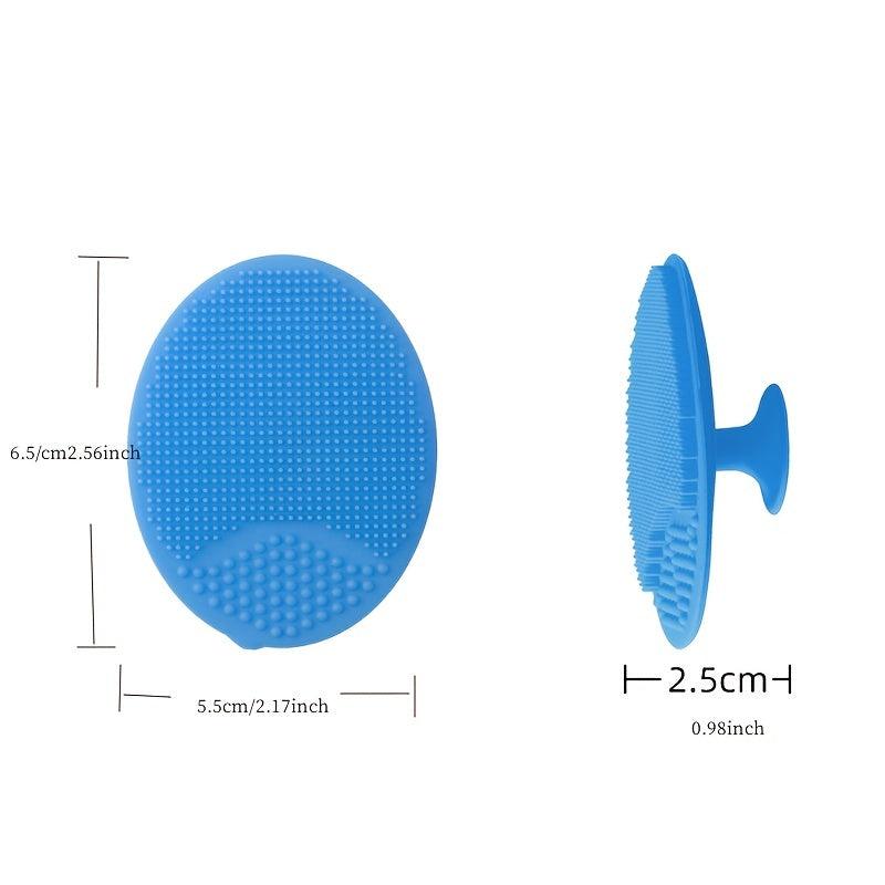 3pcs Mini Silicone Face Cleansing Brush Set for Deep Pore Skin Care