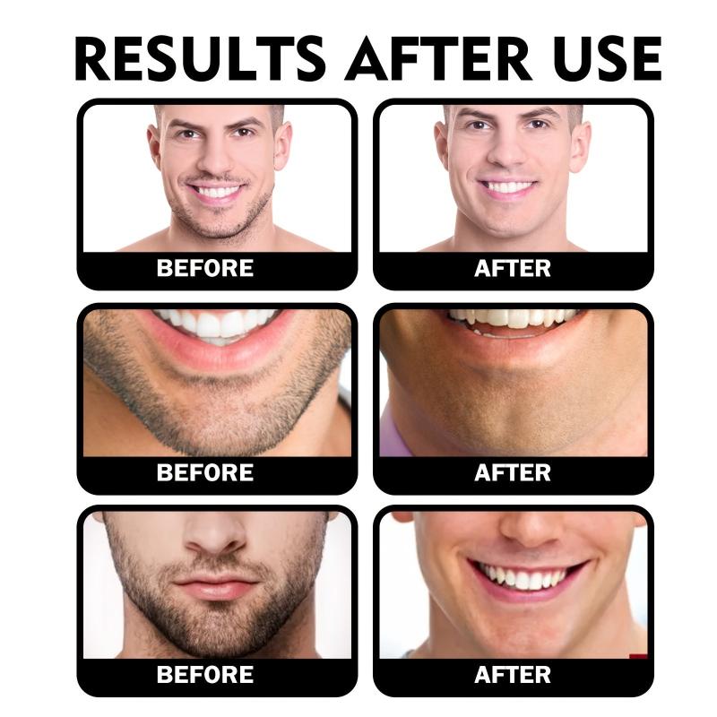 Men Shave Gel and Facial Beards Cleaning Tool with 50ml Skin Soothing Gels