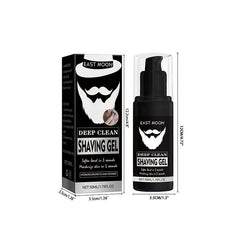 Men Shave Gel and Facial Beards Cleaning Tool with 50ml Skin Soothing Gels