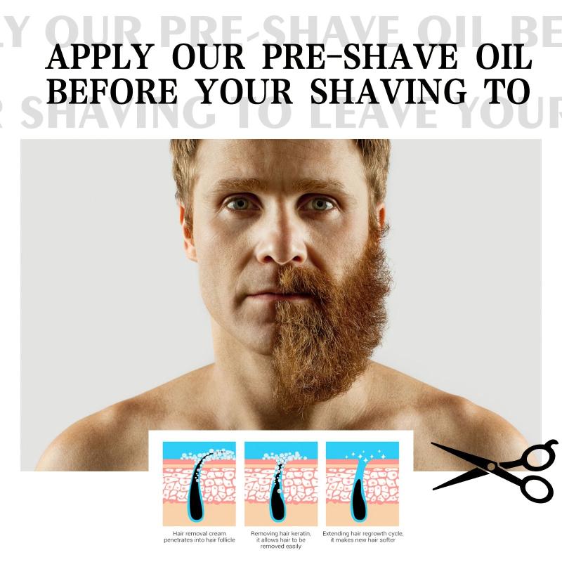 Men Shave Gel and Facial Beards Cleaning Tool with 50ml Skin Soothing Gels