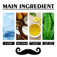 Men Shave Gel and Facial Beards Cleaning Tool with 50ml Skin Soothing Gels