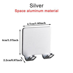 Aluminum Bathroom Organizer Shelves Storage Hook