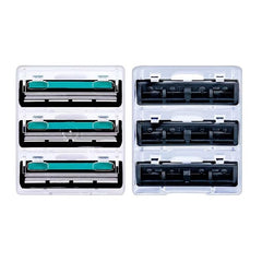 Wet Shaving Razor Set with 24 Blades Skin Guard