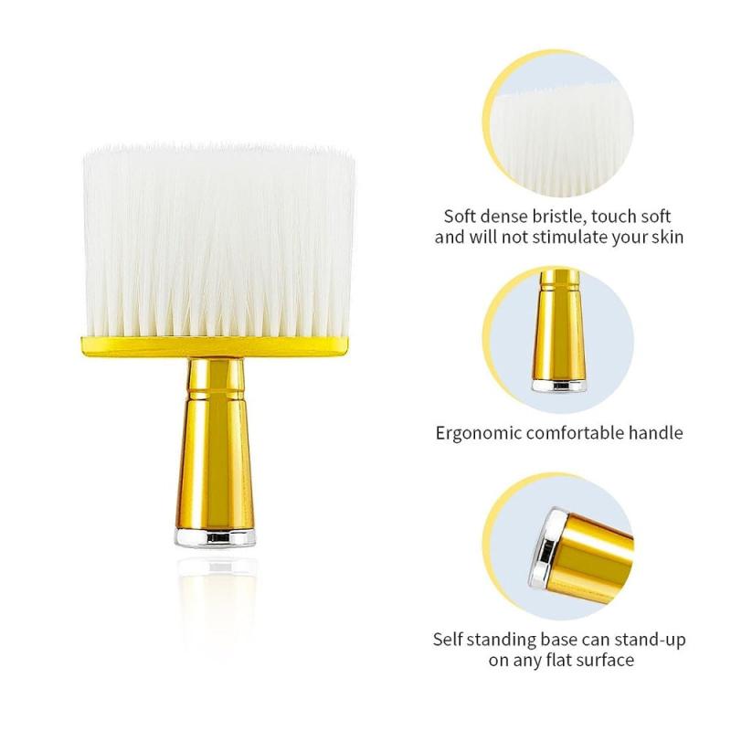 Barber Brush Set - Cleaning Brush, Neck Duster, Clipper Brush, Styling Tool