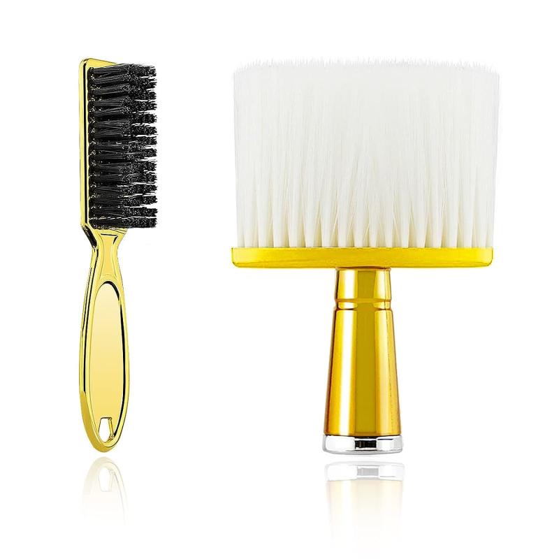 Barber Brush Set - Cleaning Brush, Neck Duster, Clipper Brush, Styling Tool