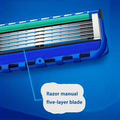 Classic 5-Layer Manual Safety Razor Shaving Set