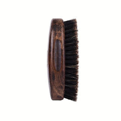 Bamboo Beard Brush & Comb Set for Men Natural Bristle Mustache Grooming