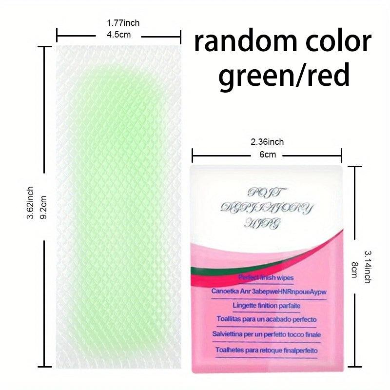 Hair Remover Wax Strip Dual Sided Facial Wax Strips - 30 Pcs