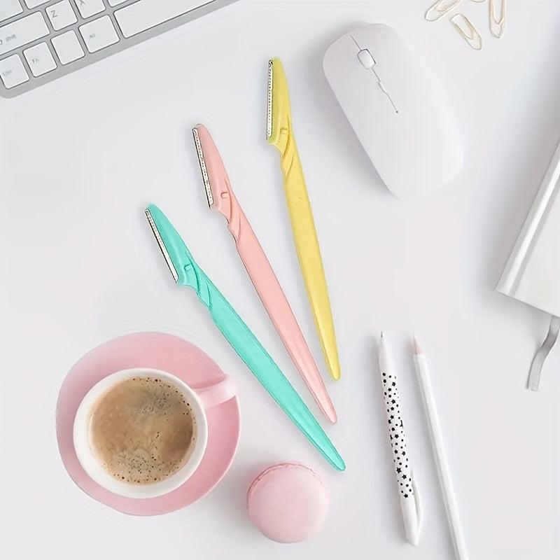 Eyebrow Shaper Razor Wand For Women Facial Hair Remover 3 Pcs