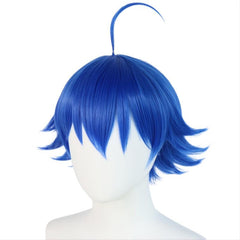 Short Straight Synthetic Cosplay Wig For Halloween & 1pc Wig Cap