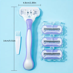 Portable 5 Blade Mini Razor with Storage Case