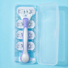 Portable 5 Blade Mini Razor with Storage Case