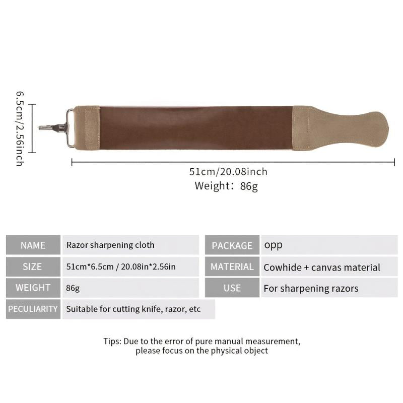 Leather Razor Shaving Strap Cow Leather Strop Strap