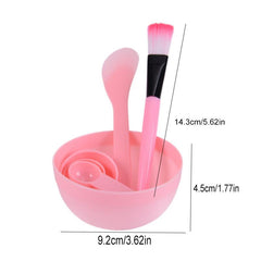 6pcs DIY Facial Brush Mask Bowl Spoon Set Beauty Tools