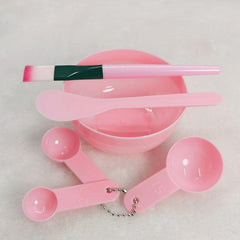 6pcs DIY Facial Brush Mask Bowl Spoon Set Beauty Tools