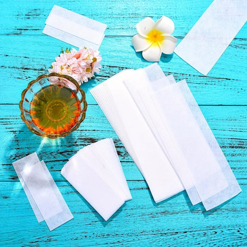Non-woven Wax Strips for Hair Removal on Body & Face 100-300 Pcs
