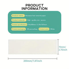 Non-woven Wax Strips for Hair Removal on Body & Face 100-300 Pcs
