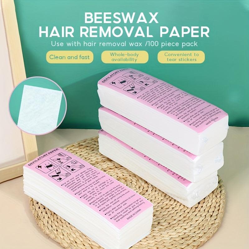 Non-woven Wax Strips for Hair Removal on Body & Face 100-300 Pcs