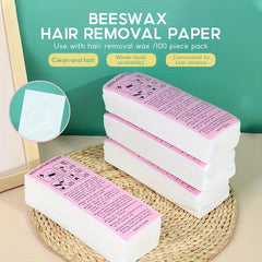 Non-woven Wax Strips for Hair Removal on Body & Face 100-300 Pcs